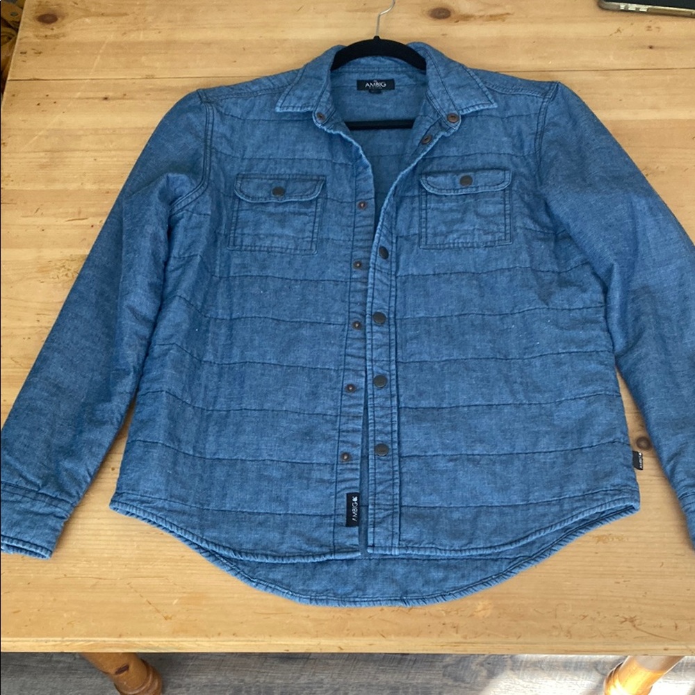 Men’s medium Ambig quilted shirt jacket